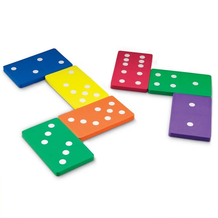 Joc educational Domino Jumbo, Learning Resources, Multicolor