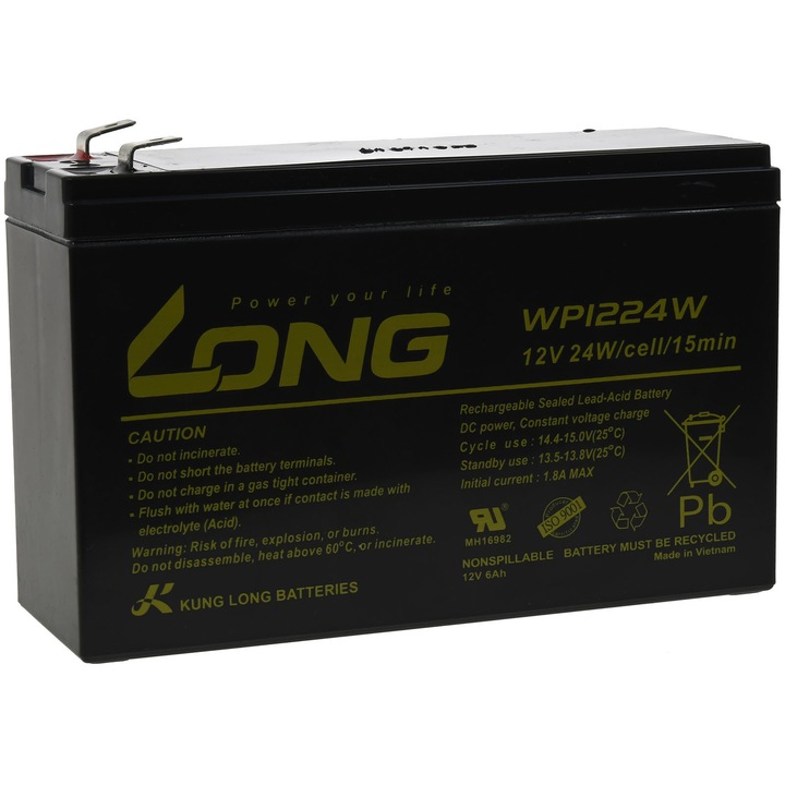 Acumulator KungLong WP1224W 12V 6Ah