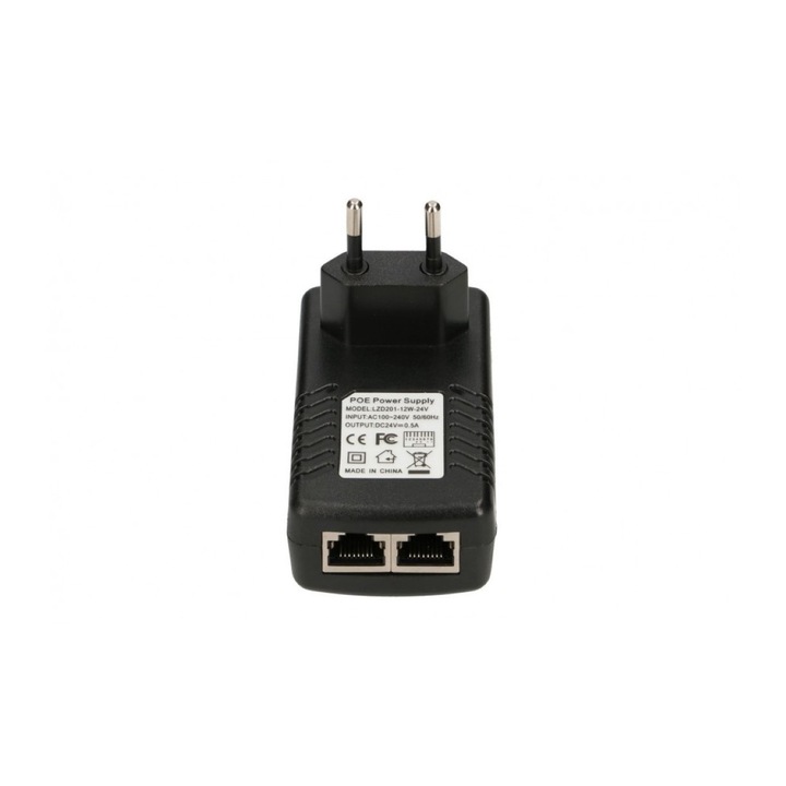 Adaptor POE Tip Stecher 24V 0.5A 12W