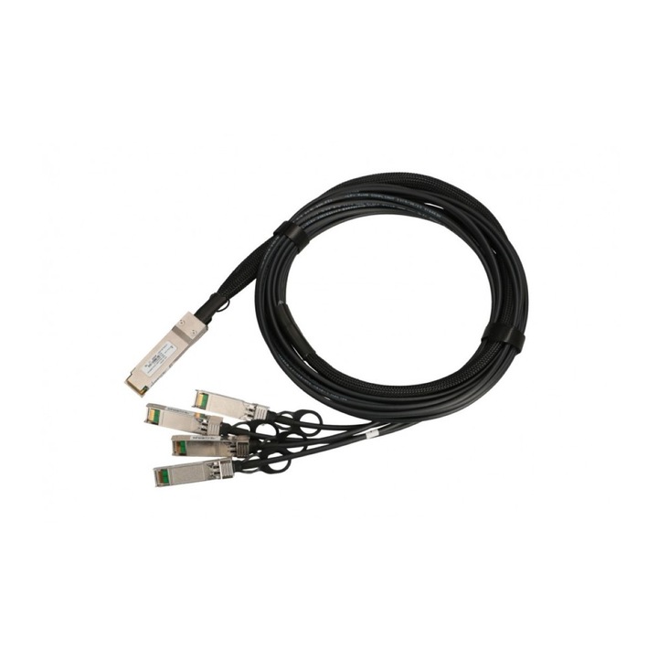 Cablu DAC QSFP+, 40Gbps To 4x 10Gbps 3m, 30AWG