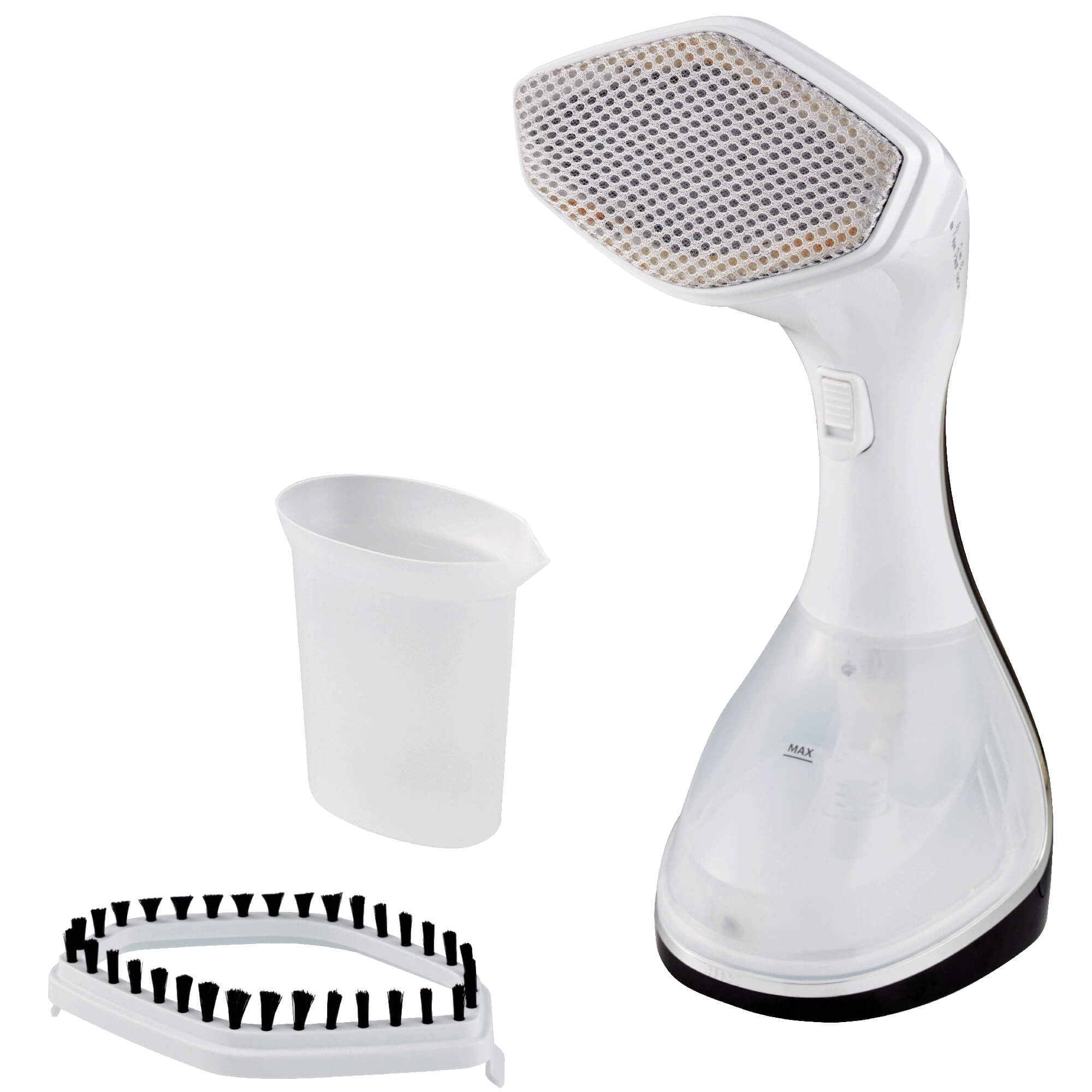 Parownica Beko STM6120W, ceramica, 2200W, 28g/min, alb-negru, 230ml, set cu accesorii