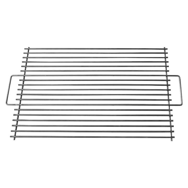 Grill pentru gratar carbuni, otel calibrat 6 mm, 37 x 60 cm, cu manere