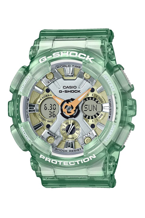 Часовник Casio, С каишка G-Shock, Унисекс, Зелен
