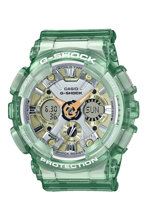 Casio, Ceas unisex cu o curea de rasina G-Shock, Verde