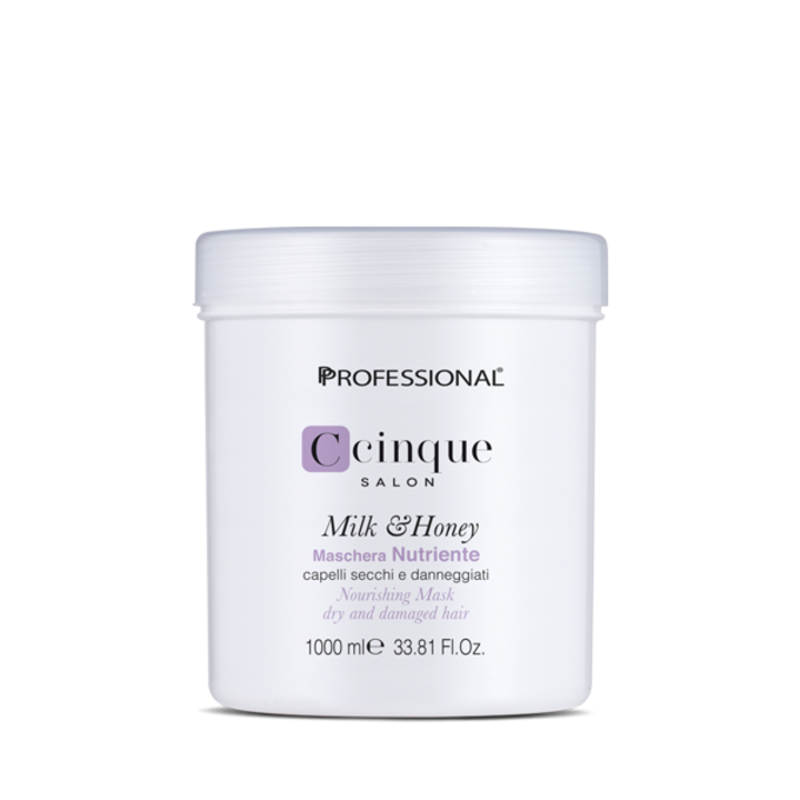 Masca de par, Lapte si Miere, Pentru Par Deteriorat, Ccinque, 1000ML