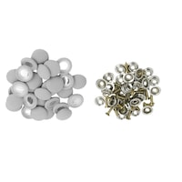 Kit 30 capse Ventoo®, pentru reparatia plafonului auto, instructiuni incluse, compatibil Audi, Opel, BMW, VW, Gri