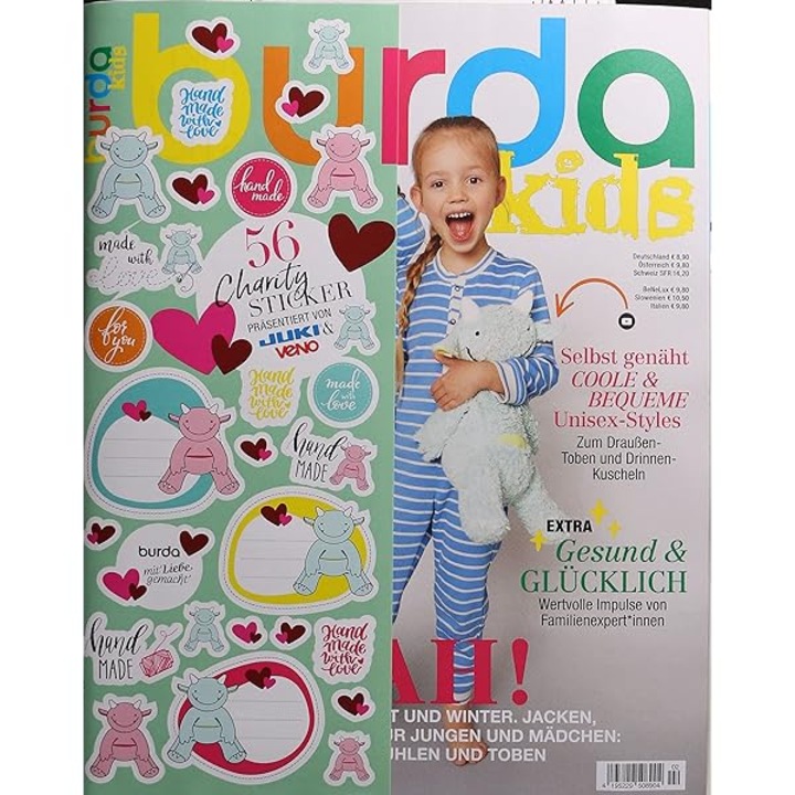 Revista Burda Kids 2/2022 editata in limba germana