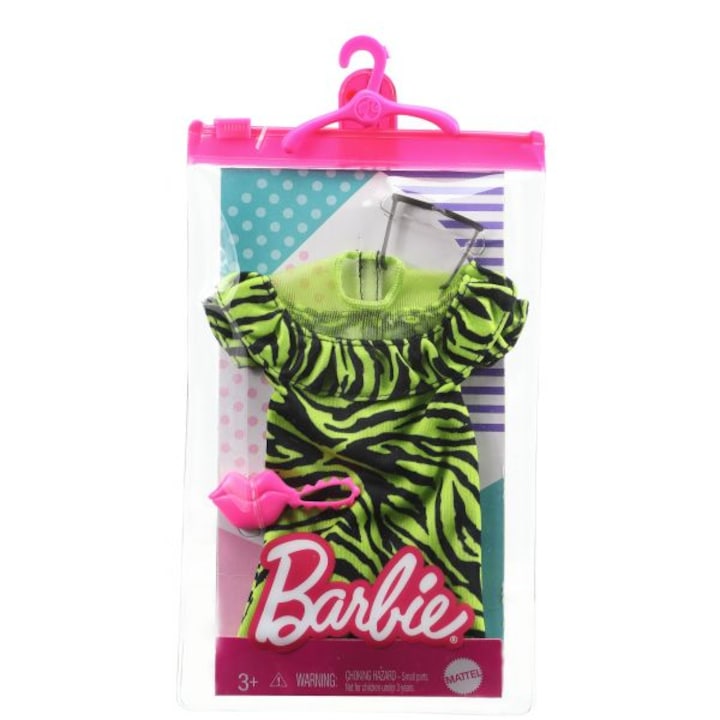 Barbie: Zöld csíkos ruhaszett