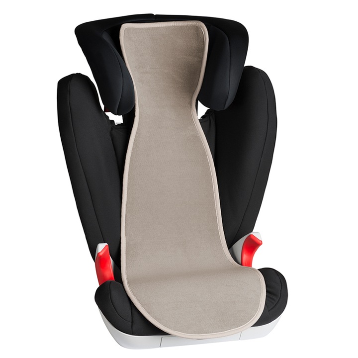 Husa antitranspiratie pentru scaun auto Air Cuddle, Bumbac / Poliester, 15-36 kg, Maro deschis