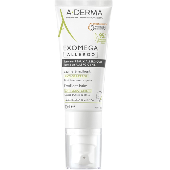 A-Derma Exomega Control Allergo balsam emolient, 40 ml