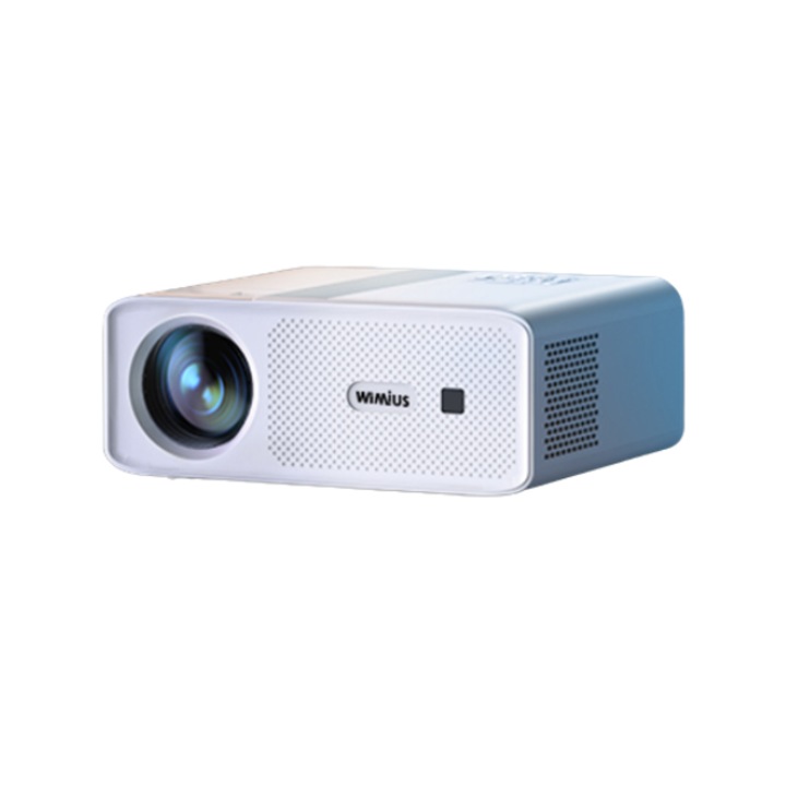 Видео проектор Wimius, Full HD 5G WiFi Bluetooth, 9800 лумена 1080P 4K, 4D, 300'' дисплей, съвместим с Fire Stick, Xbox, PS5, с чанта