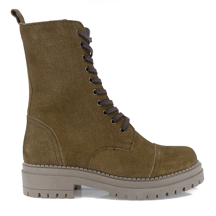 Női csizma, Caspian, Cas-319, alkalmi, Khaki