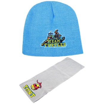 Set caciula cu fular, Disney-Turtle Ninja, bleu-gri, 2-12 ani, accesorii imbracaminte copii Set caciula cu fular, Disney-Turtle Ninja, bleu-gri, 2-12 ani, accesorii imbracaminte copii