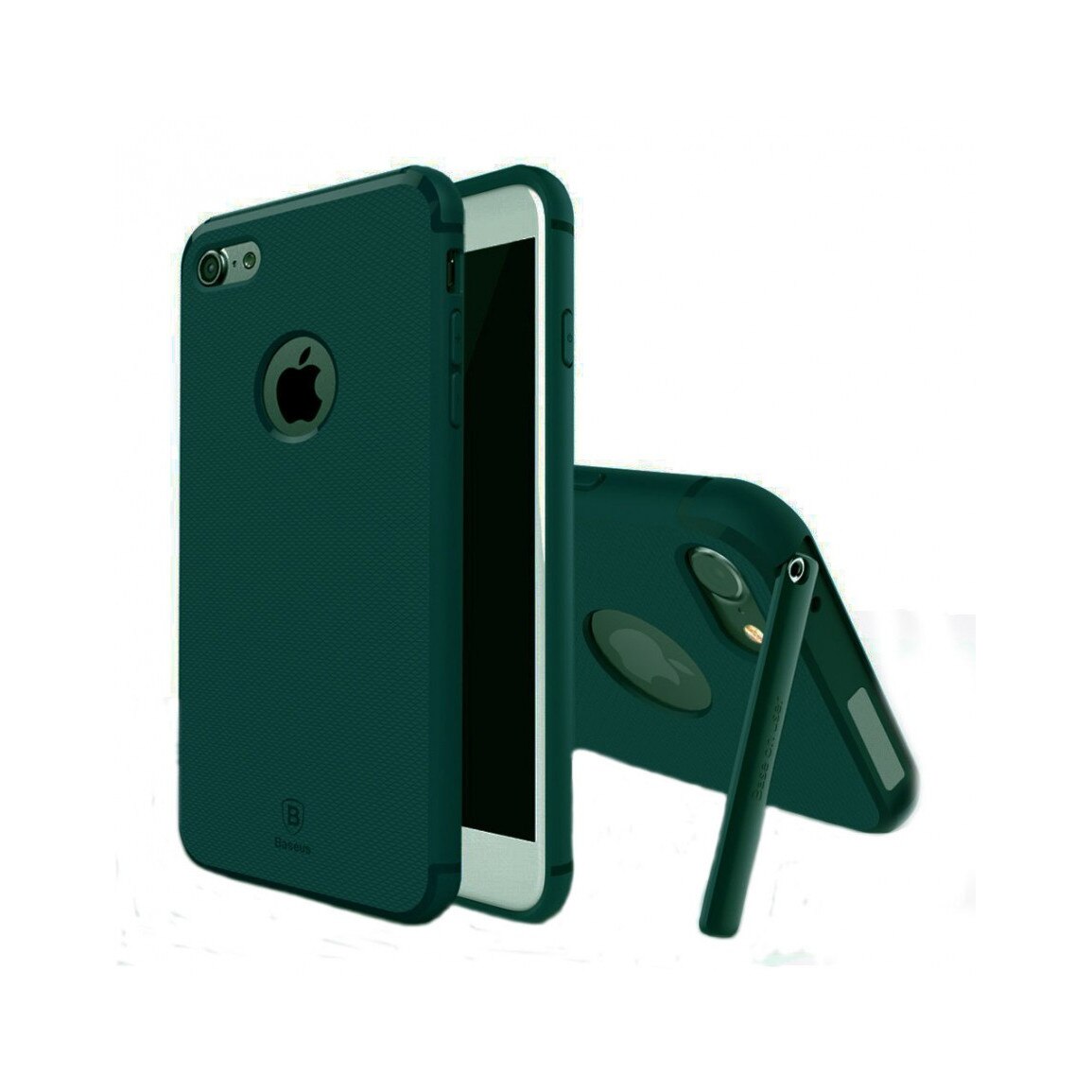 Carcasa protectie spate BASEUS cu suport pentru iPhone 7 Plus 5.5 inch, verde