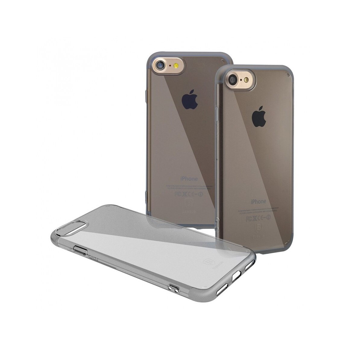 Carcasa protectie BASEUS din gel TPU pentru iPhone 7 4.7 inch, neagra