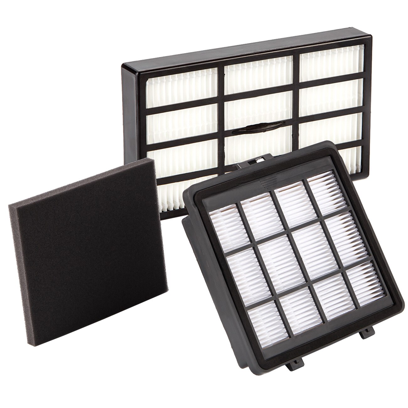 Set filtre aspirator Heinner TYRON_ACC2, compatibil cu modelul HVC-V800PP, 3 buc/set, 1 filtru de admisie, 1 filtru HEPA de admisie, 1 filtru HEPA de evacuare