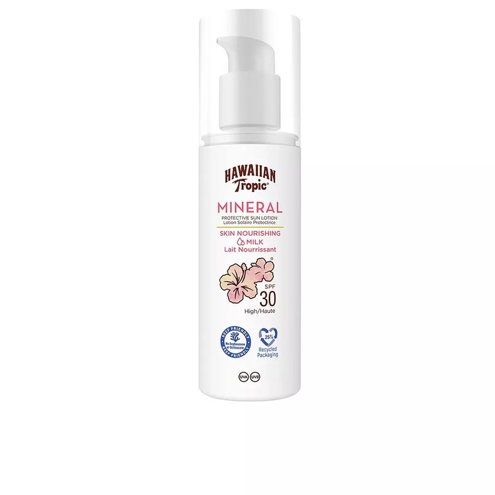 Lotiune solara pentru ten HAWAIIAN Tropic MINERAL SPF30 100 ml