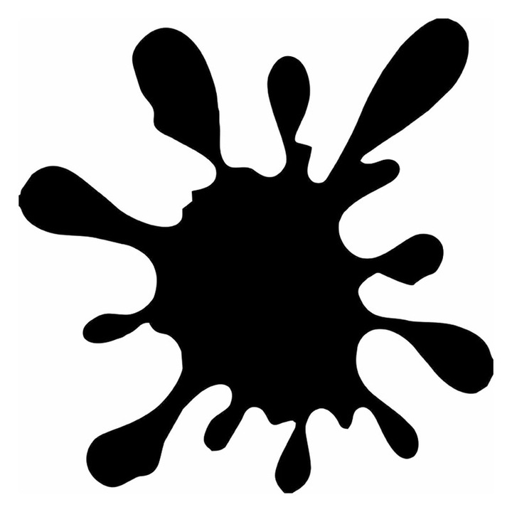 Sticker Pata, negru, 15cm