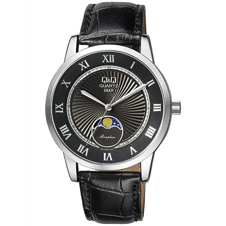 Ceas barbatesc Q&Q QZ10J308Y Quartz Argintiu