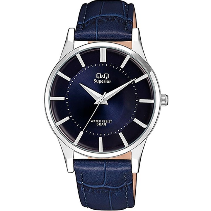 Ceas barbatesc Q&Q S308J302Y Quartz Argintiu