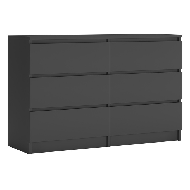 DEMI antracit komód Méretek 120 cm x 39 cm x 78 cm