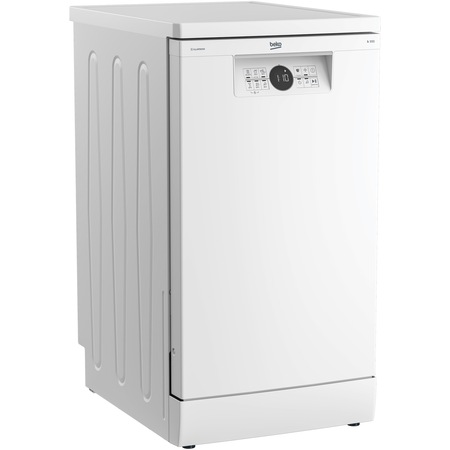 Masina de spalat vase Beko BDFS26020WQ 10 seturi, 6 programe, Motor ProSmart Inverter, AquaIntense®, Hygiene Intense, Fast+™, Program Mini 30 minute, Clasa E , 45 cm, Alb