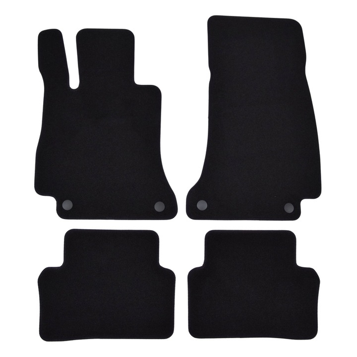 Set covorase din velur Premium negru, MERCEDES GLE, 2017-, 4 buc