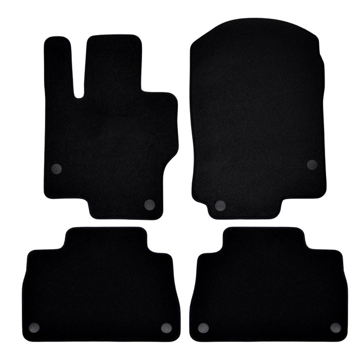 Set covorase din velur Premium negru, MERCEDES GLE, 2020-, 4 buc