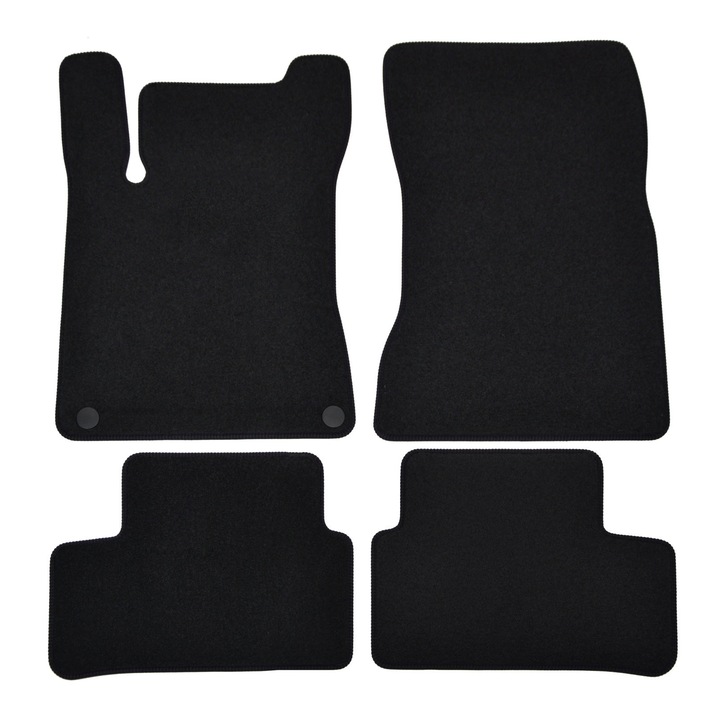 Set covorase din velur Premium negru, MERCEDES GLA, 2020-, 4 buc