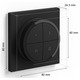 Intrerupator Philips Hue Tap, Wireless, 4 butoane configurabile, IP20, 6cm, Negru