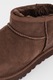 UGG, Непромокаеми велурени боти Classic Ultra Mini с лесно обуване, Тъмнокафяв, 10