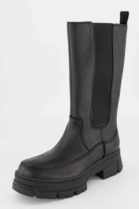 UGG, Кожени боти Ashton, Черен, 9