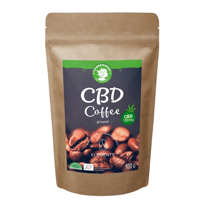 Zelena Zeme Kolumbiai Őrölt Kávé 120 mg CBD-vel - 100g