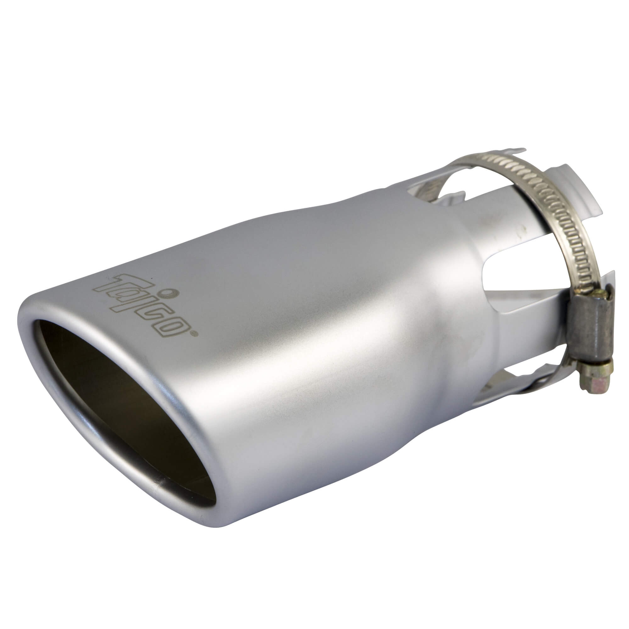 Ornament rotund din inox pentru esapament marca Tajco, 30-54mm, crom mat