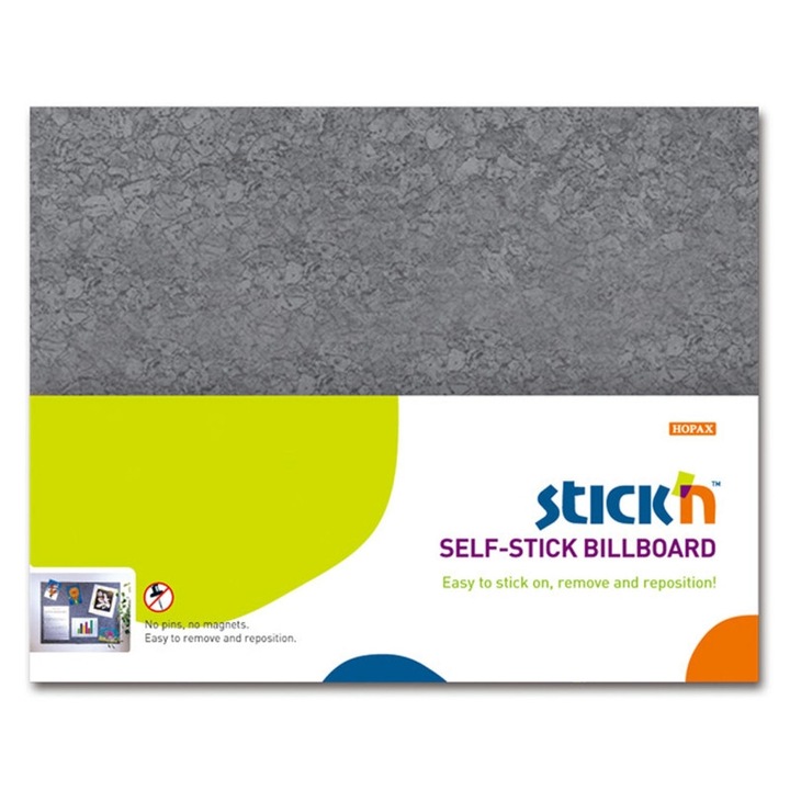 Öntapadós memoboard 58 x 46 cm, Stick"n - márványozott