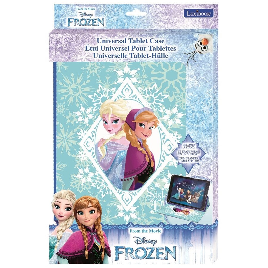 Husa universala tableta Frozen, Lexibook, Cauciuc, 7-10'', Multicolor
