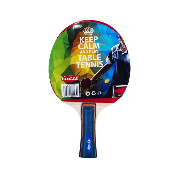 Paleta de tenis de masa, Anti-alunecare, Plastic, Multicolor