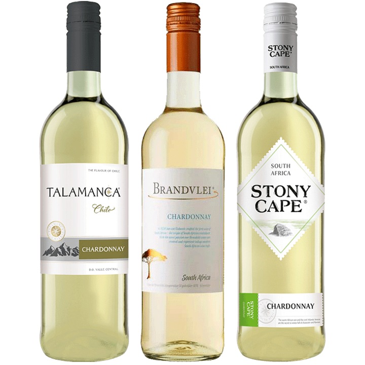Колекция вина, Chardonnay, 3 х 0.750 л