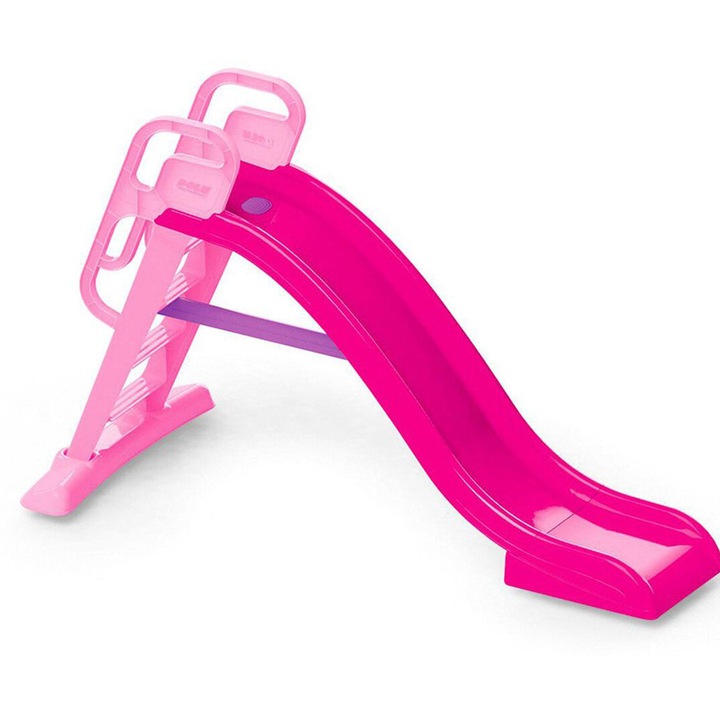 Tobogan unicorn pentru copii 114 x 189 x 85 cm, roz, DOLU