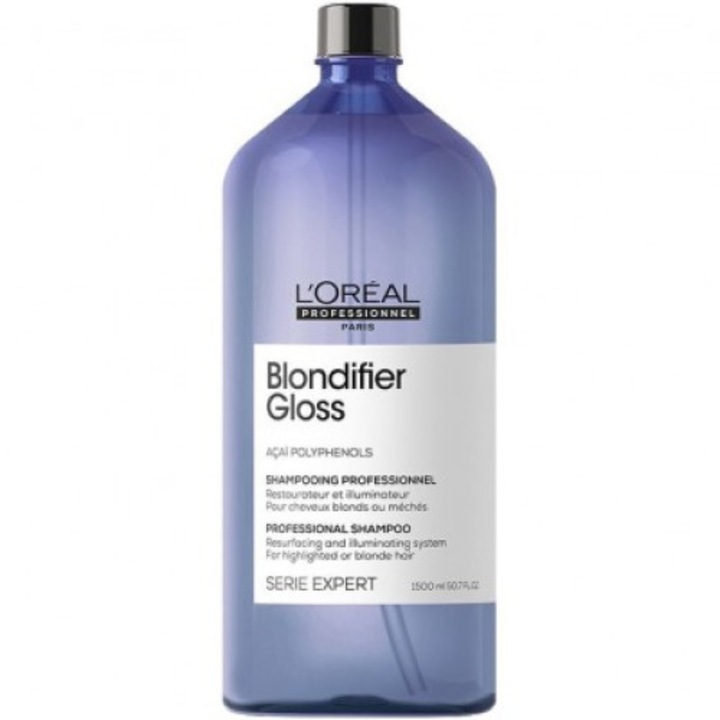 L´Oréal Professionnel Série Expert Blondifier Gloss Shampoo sampon pentru stralucire pentru par blond 1500 ml