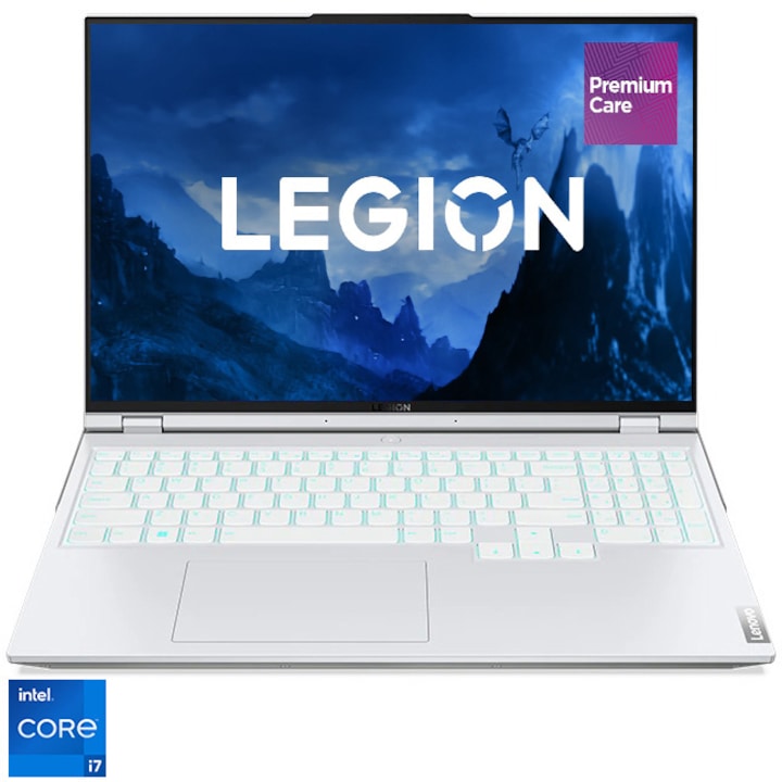 Лаптоп Gaming Lenovo Legion 5 Pro 16IAH7H, Intel® Core™ i7-12700H, 16", WQXGA, 165Hz, RAM 32GB, 1TB SSD, NVIDIA® GeForce® RTX™ 3060 6GB, No OS