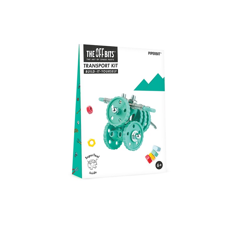 Set de construit cu suruburi si piulite, PiperBit, The OFFBITS, 40 piese