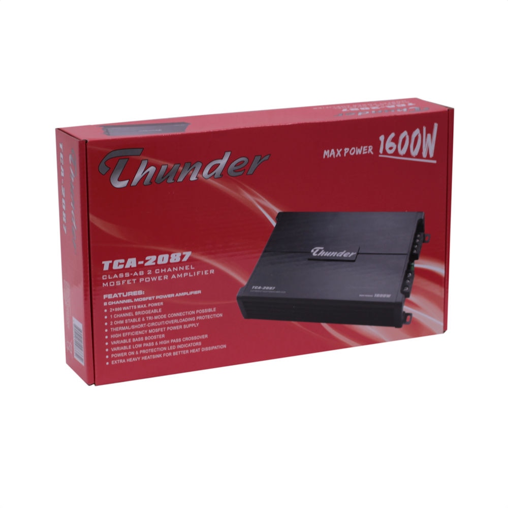 Amplificator auto Thunder TCA-2087, 2 x 80W RMS - eMAG.ro