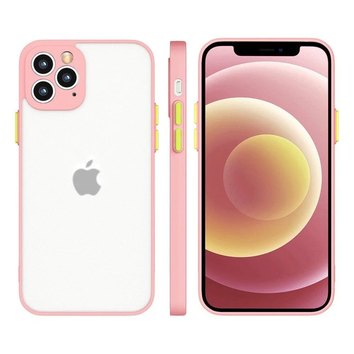 Husa translucida flexibila din silicon 76401 Milky Case compatibila cu Xiaomi Rosumi 10X 4G / Xiaomi Rosumi Note 9 Roz