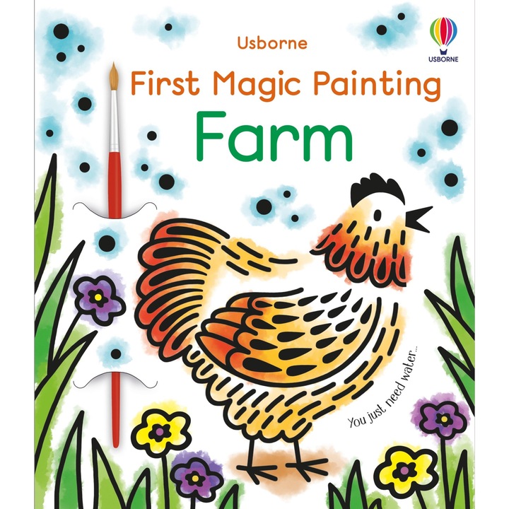 Usborne – First Magic Painting Farm – Carte pentru copii 3+ ani