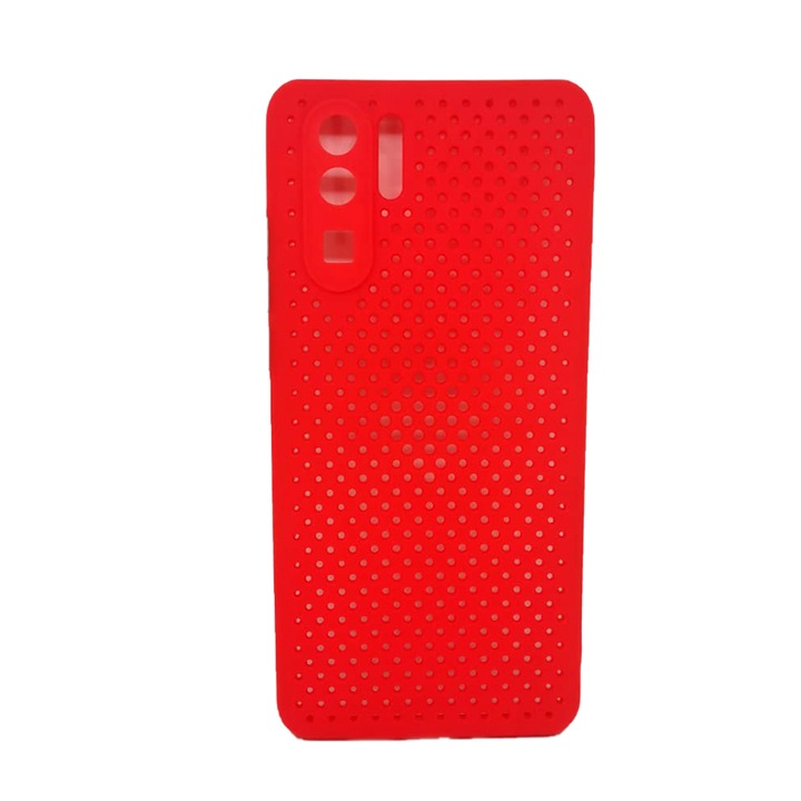 G-Tech кейс, Съвместим с Huawei P30 Pro, Калъф против прегряване на телефона, TPU против приплъзване, Червен