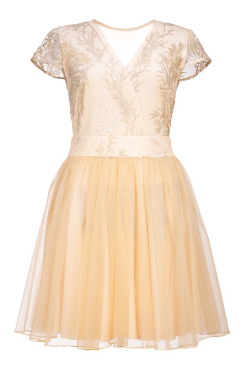 Rochie fete, bej, Bej