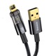 Кабел Baseus Explorer, USB към Lightning, 2.4A, 1m, черен