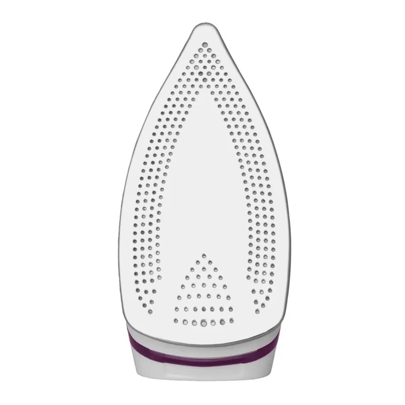 Aparat de Calcat si Fier de Calcat cu Abur de Voiaj, Ufesa® Perfect Trip, 1100W, Jet Abur 75 g/min, Bivoltaj, Talpa Inox, Maner Pliabil, Functie Calcare Verticala, Sistem Antipicurare, Termostat Reglabil, Compact si Usor de Transportat, Alb/Mov