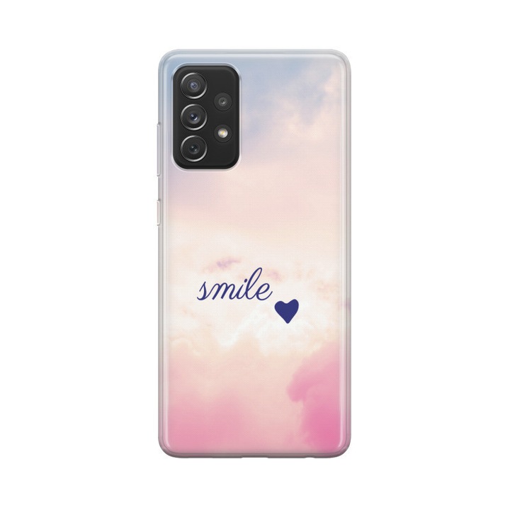 Кейс за телефон Samsung Galaxy A52 5G, Silicon, Smile